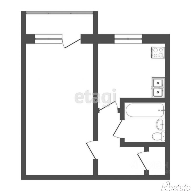 1-комн квартира Юганский проезд, 13,  д. 13