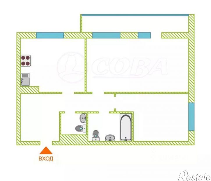 2-комн квартира Тихий пр-д, 2,  д. 2