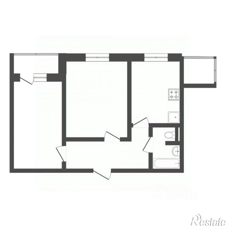 2-комн квартира ул Федюнинского, 30,  д. 30