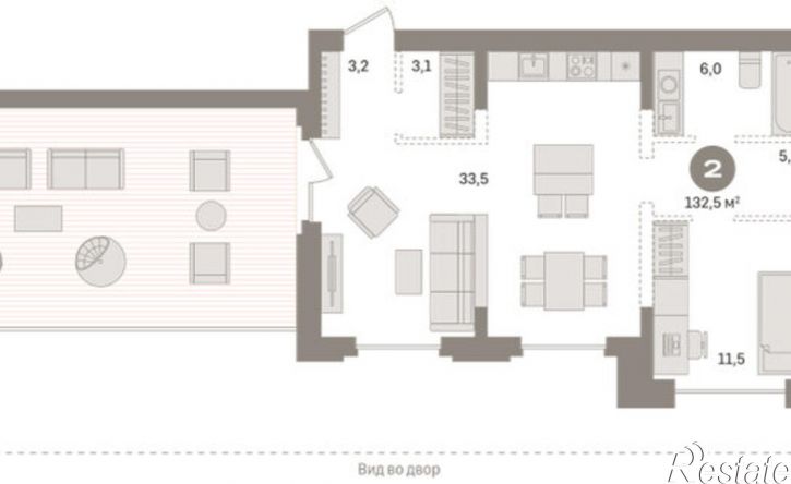 3-комн квартира Причальная улица, 8,  д. 8
