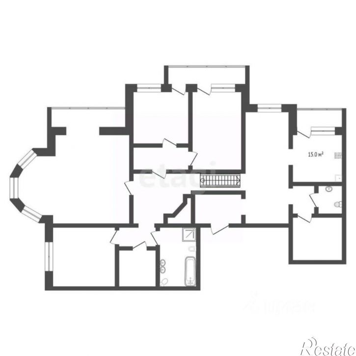 5-комн квартира Новосибирская улица, 50,  д. 50