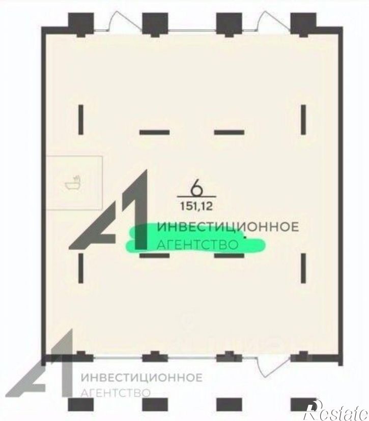 Торговое помещение улица Василия Малкова, 10,  д. 10