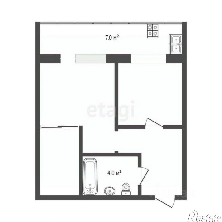 2-комн квартира улица Бабарынка, 20А,  д. 20А