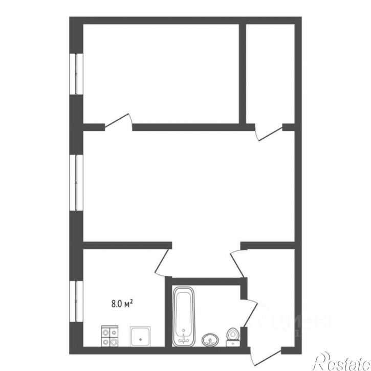 2-комн квартира ул Карла Маркса, 123,  д. 123