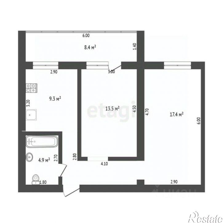2-комн квартира ул Мельникайте, 142а,  д. 142а