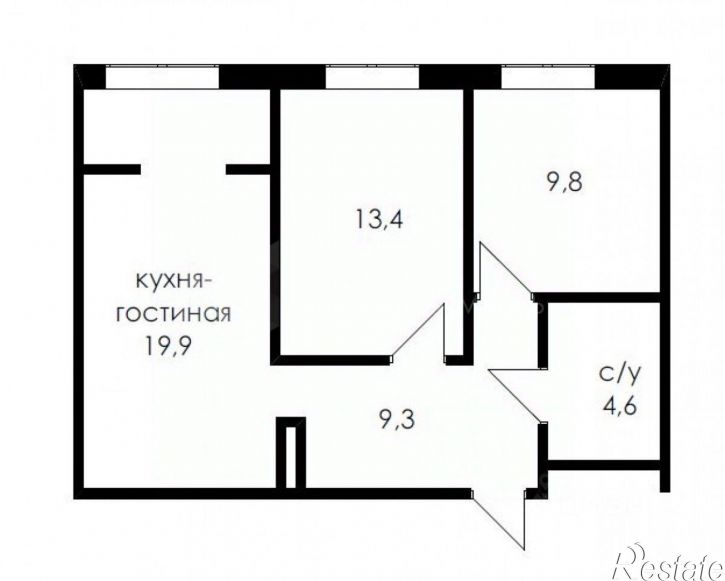 2-комн квартира улица Газовиков, 73 к4,  д. 73 к4