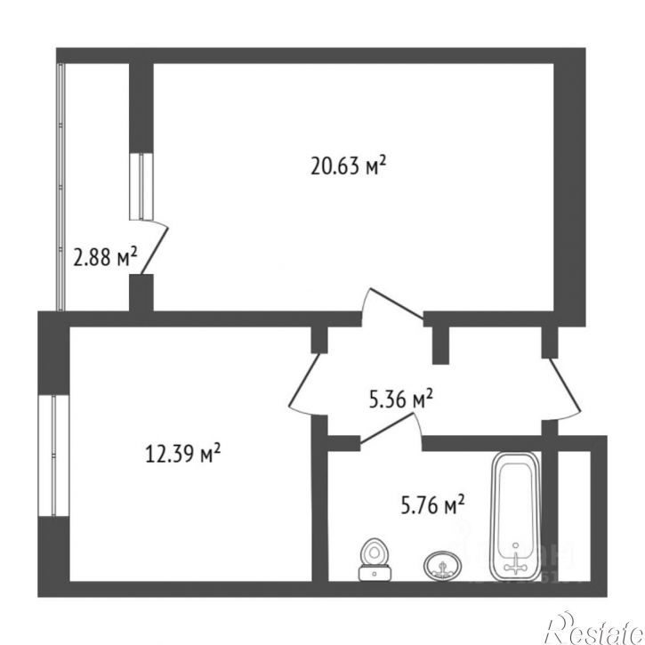 1-комн квартира ул Ю.-Р.Г.Эрвье, 32 1,  д. 32 1,  к. 1