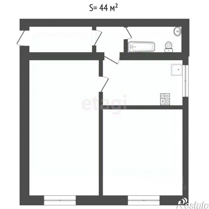 2-комн квартира ул Республики, 220,  д. 220