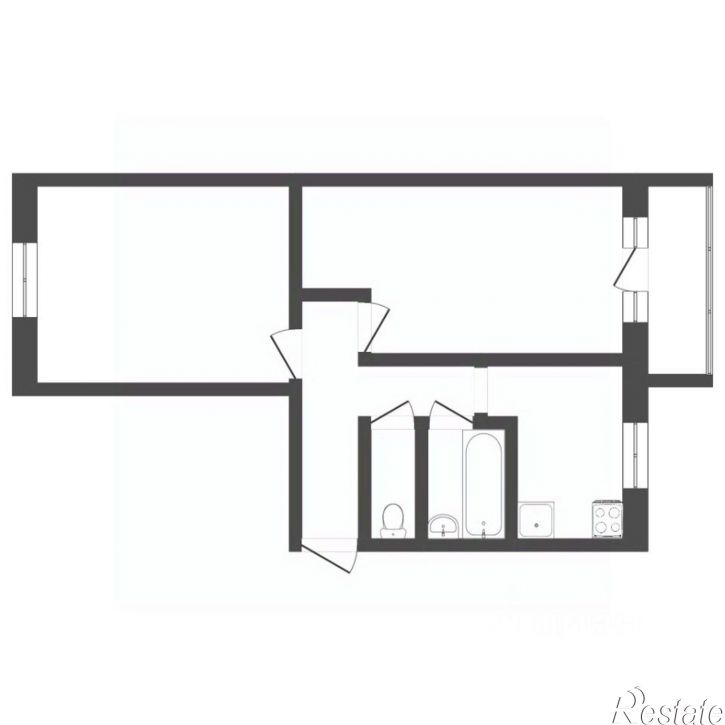 2-комн квартира улица Мельникайте, 48,  д. 48