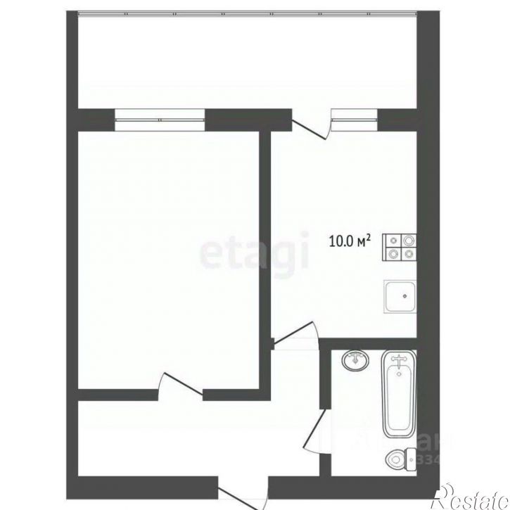 1-комн квартира ул Энергостроителей, 6 1,  д. 6 1,  к. 1