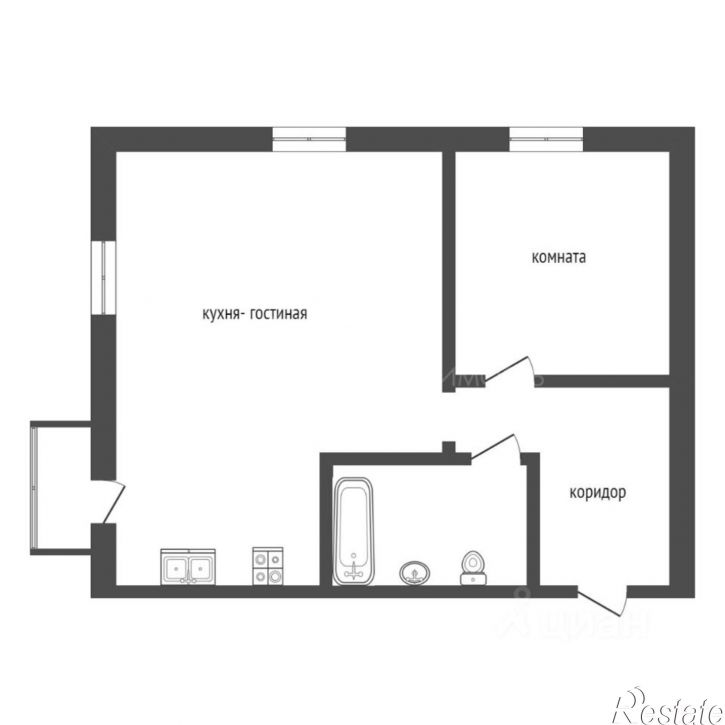 1-комн квартира ул Московский тракт, 85 1,  д. 85 1,  к. 1