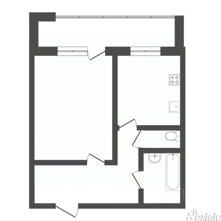 1-комн квартира ул Станислава Карнацевича, 12,  д. 12