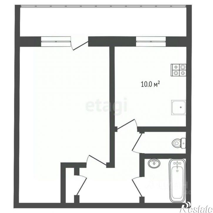 1-комн квартира ул Станционная, 38б,  д. 38б