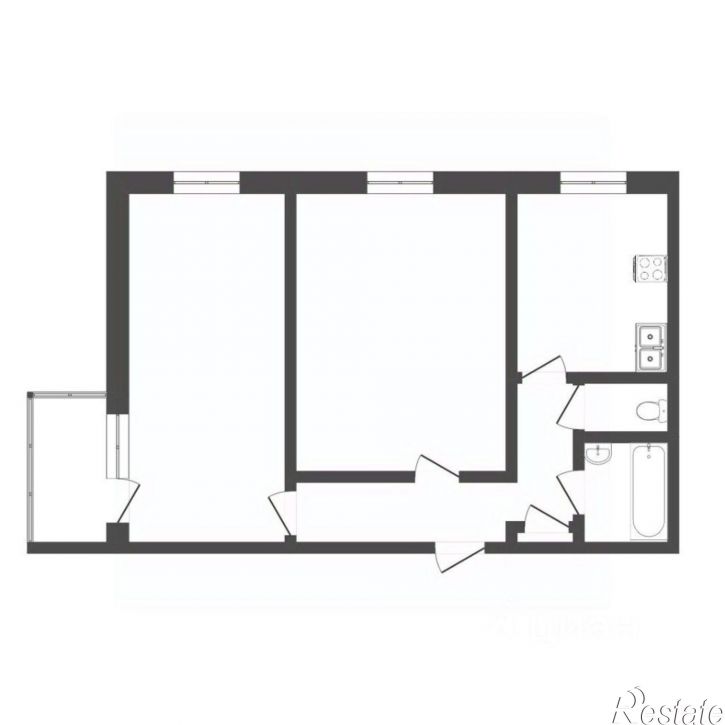 2-комн квартира ул Транспортная, 108,  д. 108