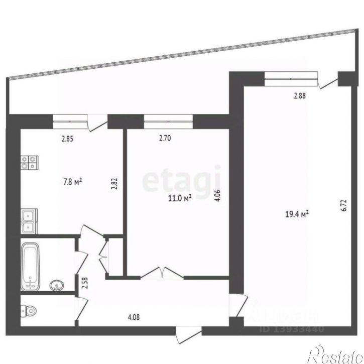 2-комн квартира ул Республики, 92,  д. 92