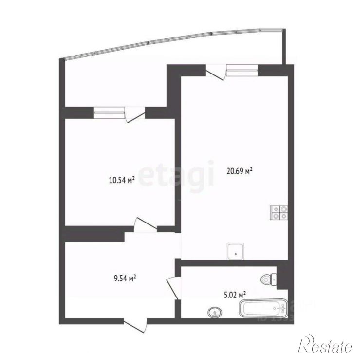 1-комн квартира Ямская улица, 86 к1,  д. 86 к1