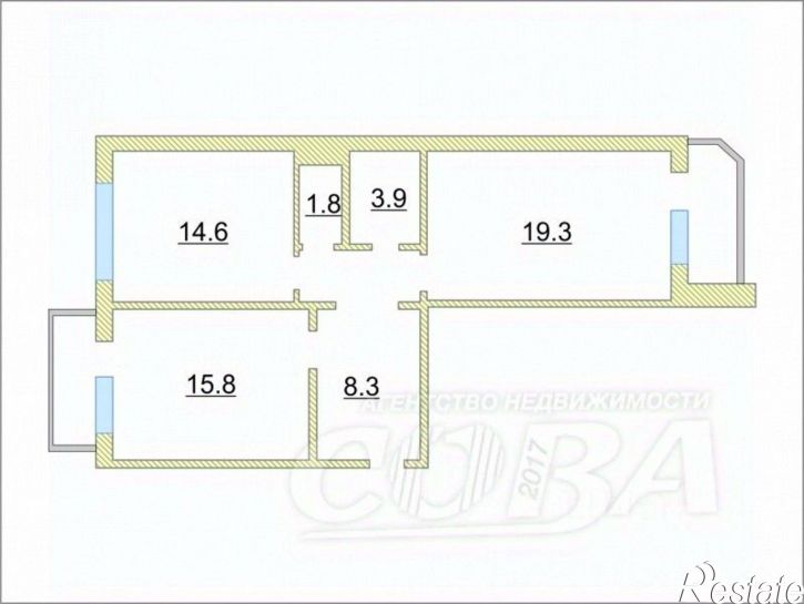 2-комн квартира ул Пермякова, 69 2,  д. 69 2,  к. 2