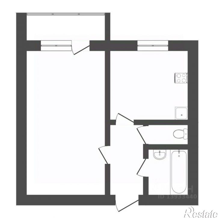 1-комн квартира Заречный проезд, 10,  д. 10