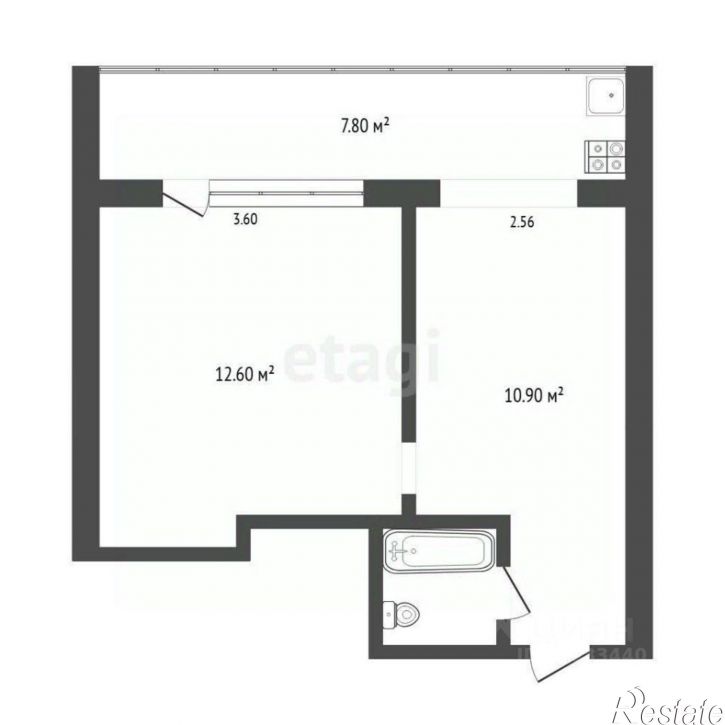 2-комн квартира ул Олимпийская, 12а,  д. 12а