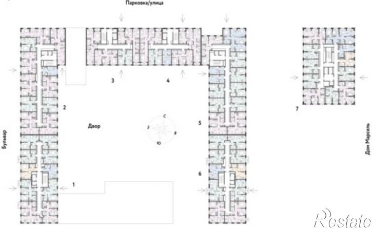 3-комн квартира в новом доме Береговая улица, 100 к2,  д. 100 к2