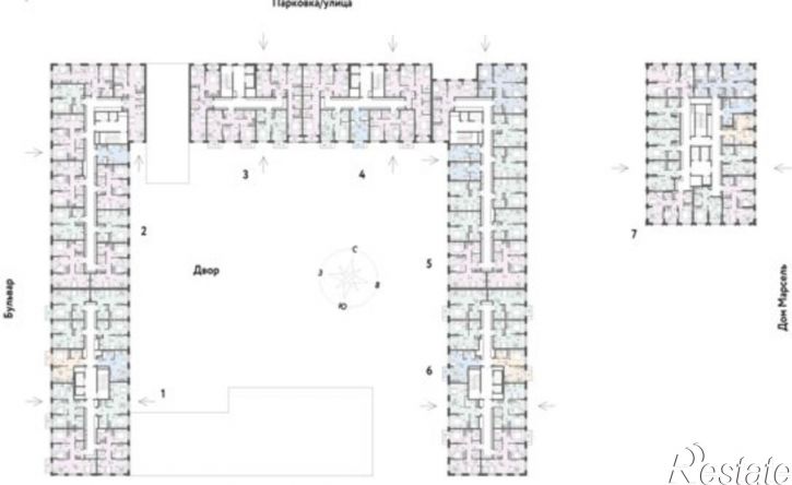 2-комн квартира в новом доме ул Береговая, 80,  д. 80