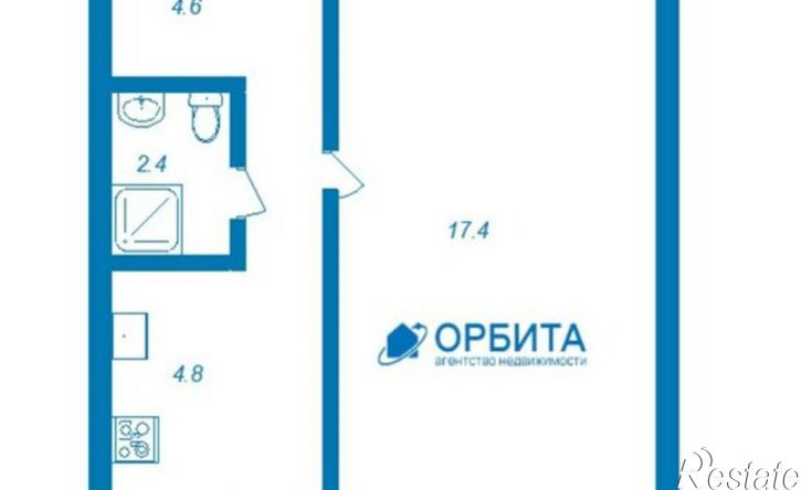 1-комн квартира улица Ватутина, 10,  д. 10