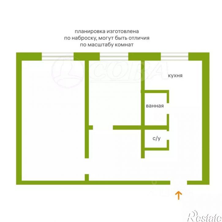 2-комн квартира ул Горпищекомбинатовская, 12а,  д. 12а