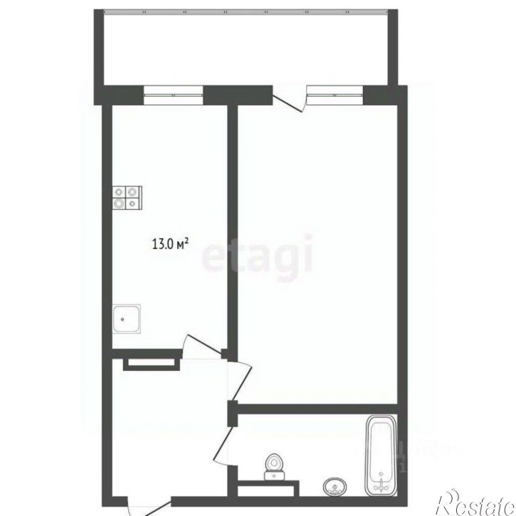 1-комн квартира Широтная улица, 213,  д. 213