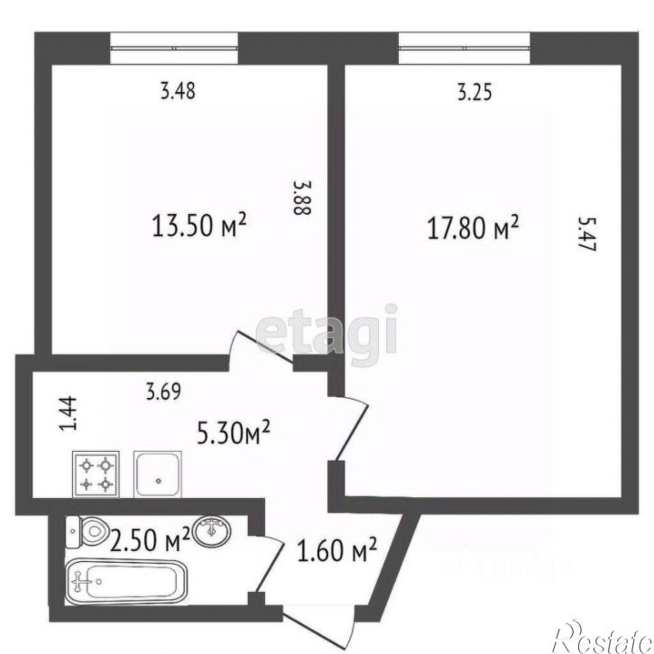 2-комн квартира Ставропольская улица, 19,  д. 19
