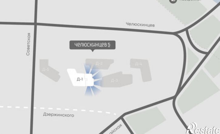 4-комн квартира в новом доме улица Дзержинского, 20,  д. 20