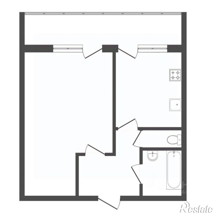 1-комн квартира улица Мира, 27,  д. 27