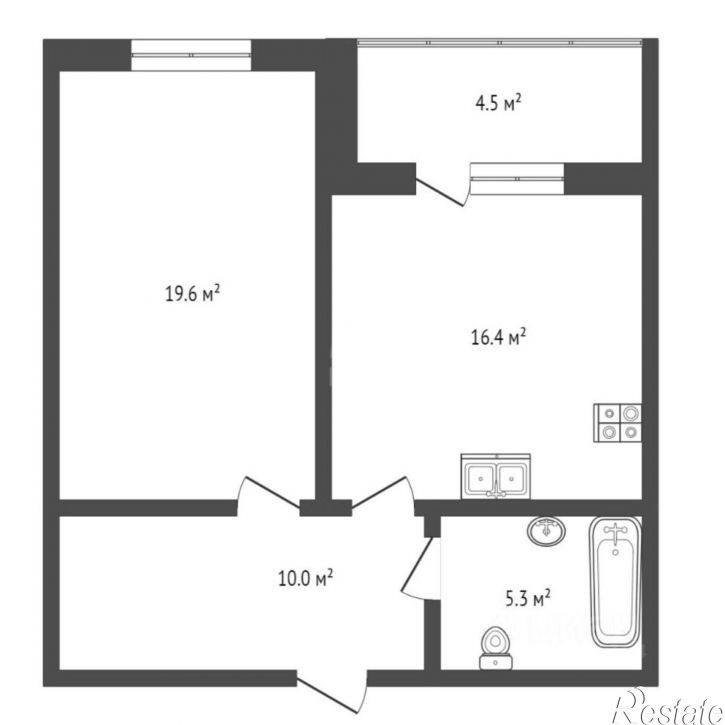 2-комн квартира улица Игоря Комиссарова, 2,  д. 2