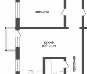 3-комн, 58кв м, этаж 2/5 ул Рижская, 73
