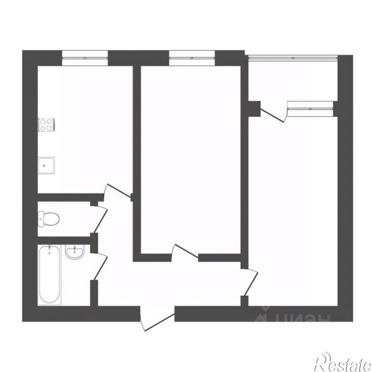 2-комн квартира Вересковая улица, 15 к1,  д. 15 к1