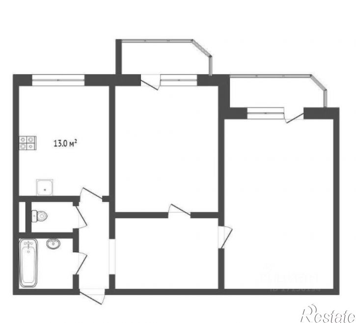 2-комн квартира Широтная улица, 130,  д. 130