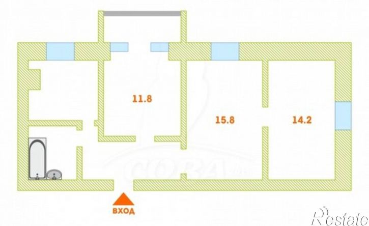 3-комн квартира ул Котовского, 64,  д. 64