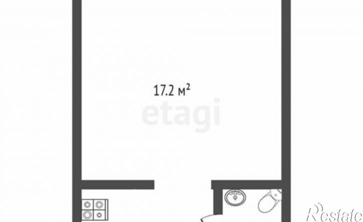 1-комн квартира улица Котовского, 8,  д. 8