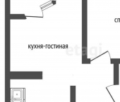 1-комн, 41кв м, этаж 4/13 улица Газовиков, 73 к1