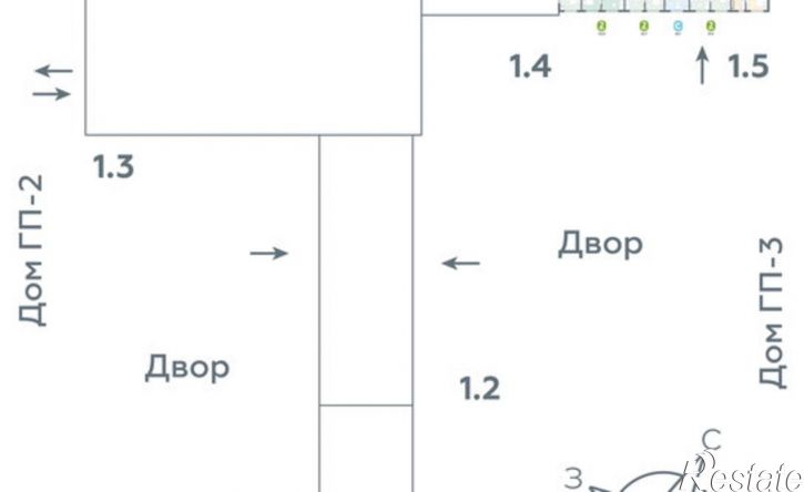 1-комн квартира в новом доме Лесопарковая улица, 22