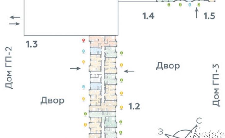 2-комн квартира в новом доме Лесопарковая улица, 22