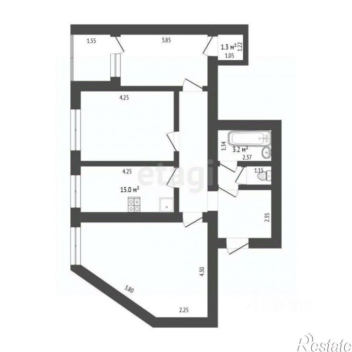 3-комн квартира Червишевский тракт, 31/1,  д. 31/1