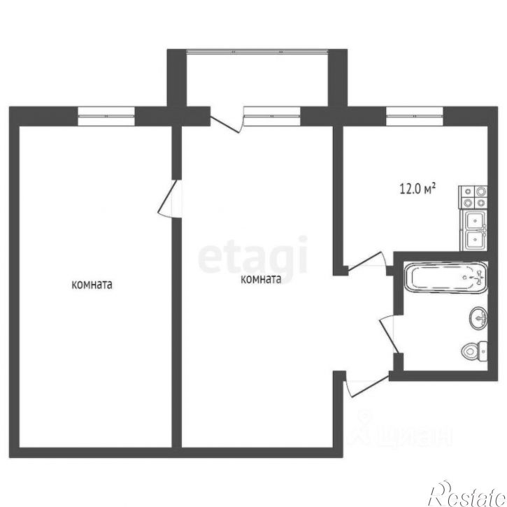 2-комн квартира пр-д Геологоразведчиков, 40,  д. 40
