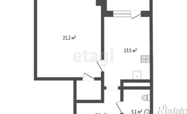 1-комн квартира Заречный пр-д, 39 1,  д. 39 1,  к. 1