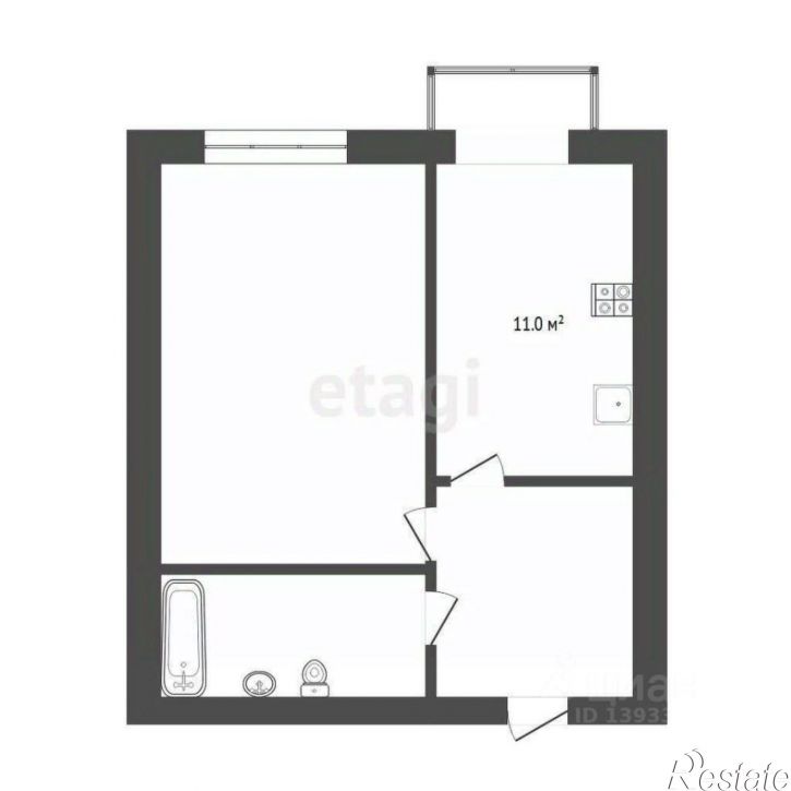 1-комн квартира Московский тракт, 87 к2,  д. 87 к2