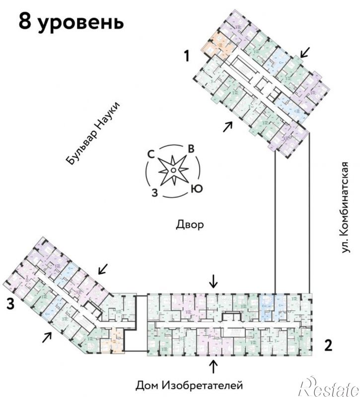 3-комн квартира в новом доме ул Комбинатская, 18,  д. 18