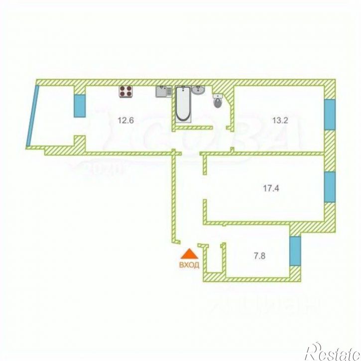 3-комн квартира ул Депутатская, 95,  д. 95