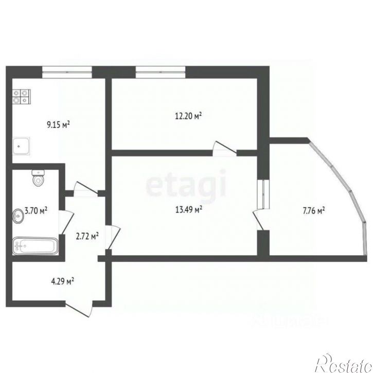 1-комн квартира Червишевский тракт, 21 к3,  д. 21 к3