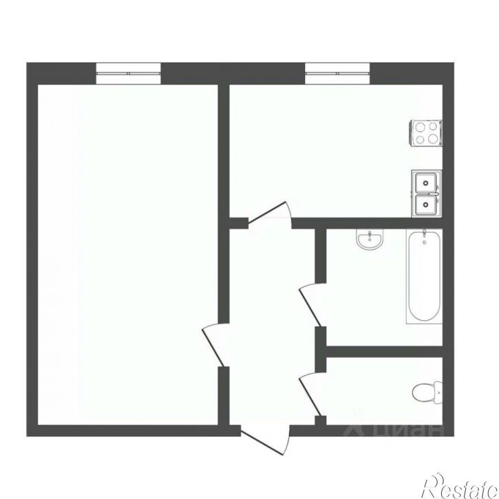 1-комн квартира улица Домостроителей, 16 к3,  д. 16 к3