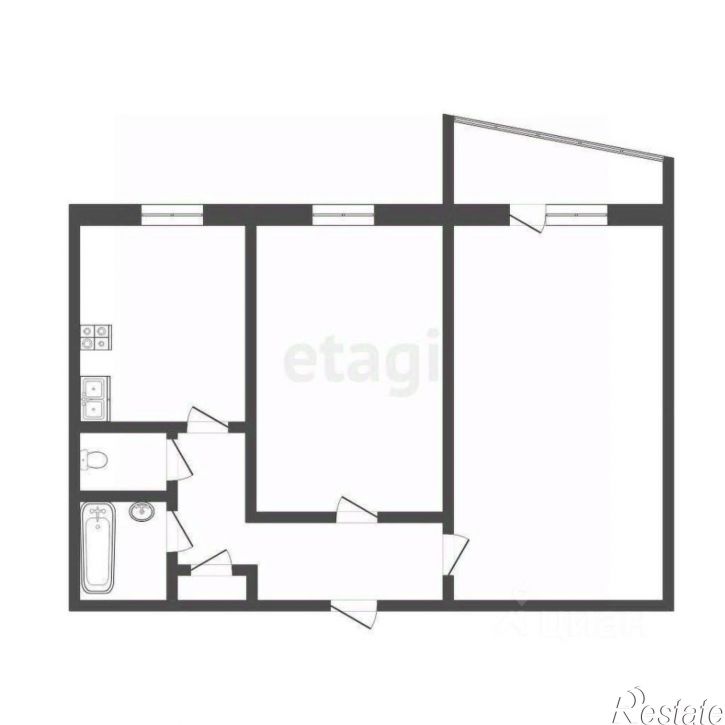2-комн квартира Ставропольская улица, 11,  д. 11