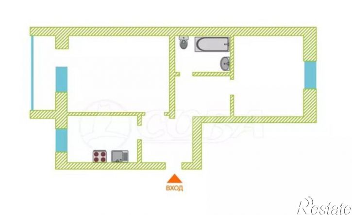 2-комн квартира ул Максима Горького, 23,  д. 23